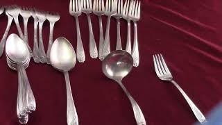 Few Vintage Silver Plate Flatware Box Flips Pt 2 [upl. by Pitt]