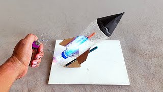 How to make rocket with plastic bottle  How to make bottle rocket  Science project [upl. by Tooley104]