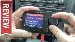 Test DAB im Auto nachrüsten mit dem Albrecht DR 57 DAB Adapter [upl. by Fraase139]