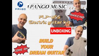 Pango Music PLP066 Guitar Kit Building1 Unboxing [upl. by Kelvin]