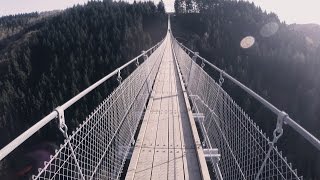 Longest Suspension Bridge Germany quotGeierlayquot  Hunsrück Germany [upl. by Damalis595]