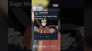 Naruto Shippuden Blood Prison  EditAmv  Everyone helps Naruto enter Sage mode naruto shorts [upl. by Horacio]