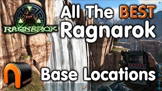 ARK Ragnarok ALL THE BEST BASE LOCATIONS [upl. by Siul]