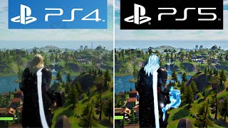 FORTNITE  PS4 VS PS5 Graphics and FPS  Comparison [upl. by Airel704]