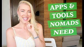 NOMAD APPS amp TOOLS  ESSENTIALS ♡ Digital Nomad Girl [upl. by Pontone]