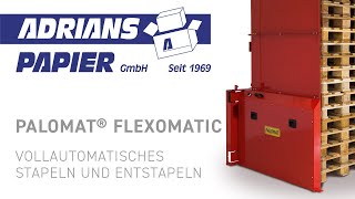 PALOMAT Flexomatic  VOLLAUTOMATISCHES STAPELN UND ENTSTAPELN [upl. by Adlesirc324]