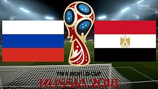 RUSSLAND vs ÄGYPTEN  WM 2018 GRUPPENPHASE [upl. by Urban]