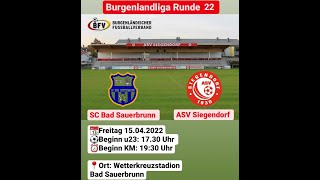 Highlights SC Bad Sauerbrunn vs ASV Siegendorf [upl. by Maynard]