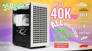 BEST 40K Budget ALL Rounder Gaming Streaming amp 4K Editing PC Build 2023 I Tested in 8 Games Ph [upl. by Adoh]