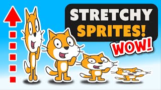 Finally We have quotStretchy Spritesquot in Scratch  Full Tutorial [upl. by Ainigriv]