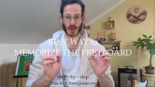 The BEST WAY to MEMORIZE THE FRETBOARD  Stepbystep instructions  Master the Fretboard QampA [upl. by Nareik]