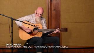 David Grier PreWar Guitars Co Herringbone Granadillo [upl. by Ramirolg]