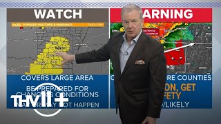 Explaining the difference between weather warning and watch  THV11 [upl. by Efal]