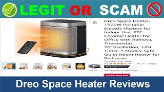 Dreo Space Heater Reviews  Oct 2024 Beware of Scam Watch Now [upl. by Comstock]