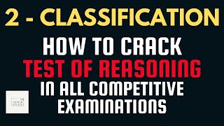 TCS DIGITAL  TCS NQT  REASONING QUESTIONS with SOLUTIONS  CLASSIFICATION [upl. by Bum990]