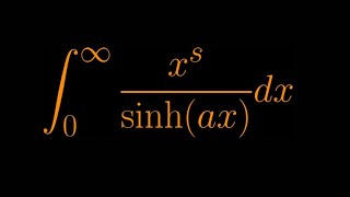 A wonderful generalized hyperbolic integral [upl. by Parrott143]