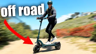 I Tried an quotOff Roadquot Electric Scooter  GoTrax GX3 Review [upl. by Aipotu]