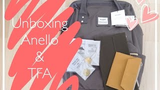 Unboxing Anello amp Travelers Factory [upl. by Illehs]