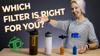 Water Bottles That Filter AND Purify  Grayl vs Epic Water Filters vs RapidPure [upl. by Luhar83]