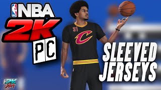 NBA 2K22 PC  Sleeved Jerseys are back hhching  hoz [upl. by Keely150]