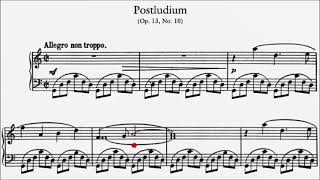 RCM Piano 2022 Grade 10 Etude No10 Dohnanyi Postludium Op13 No10 Sheet Music [upl. by Harden]