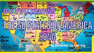 50 States of America In Order of States Admission [upl. by Oderfliw]