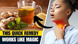 How To Soothe A Sore Throat Instantly Wow Just Wow [upl. by Jamison643]