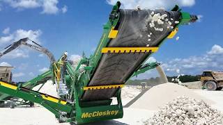 McCloskey WS3250 Plumbed into a R155 Scalping Screener  3 [upl. by Everest]