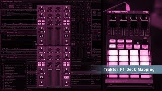 Traktor Kontrol F1 Deck Mapping by ENDO [upl. by Acissaj6]