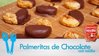 Palmeritas de Hojaldre con chocolate [upl. by Niassuh]