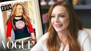 Lindsay Lohan Breaks Down 18 Looks From 1998 to Now  Life in Looks  Vogue [upl. by Hisbe]