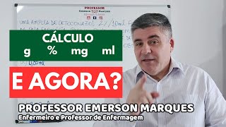 CÁLCULO DE MEDICAMENTO [upl. by Trinatte]