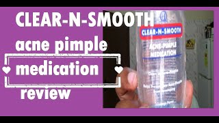 Clear N Smooth Acne pimple Medication Review [upl. by Anderea477]