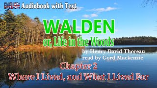 Chapter 2 ✫ Walden by Henry David Thoreau ✫ Learn English through Audiobook [upl. by Ydwor]