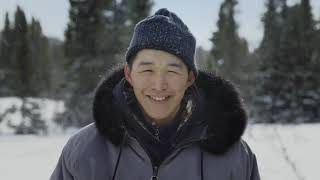 Skiing the Hudson coast Tursujuq National Park [upl. by Ivek]