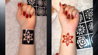 Star⭐️temporary tattoos With Stencil youtube tattooartist diy [upl. by Michella]