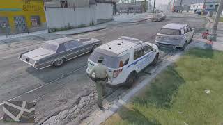 Playing GTA 5 As A POLICE OFFICER City Patrol HPD GTA 5 Lspdfr Mod 4K [upl. by Esbenshade]