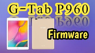 GTab P960 Dead Boot Repair Firmware by Saaya Gsm [upl. by Wilone164]