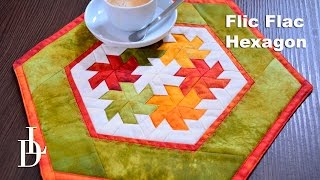 Flic Flac Hexagon  Pinwheels Triangl Patchwork [upl. by Areid36]