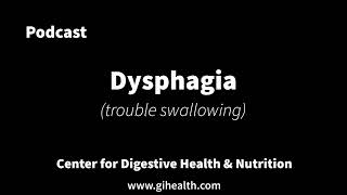 Dysphagia podcast [upl. by Metabel]