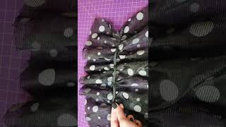 Make a tiered dress fast 🪡 sewing sewingaddict sewinghack patternmaking sewingtutorial [upl. by Hadias]