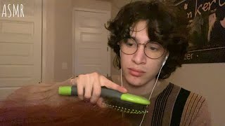 ASMR Brushing Your Hair 💤 Whispering  Hair Brushing [upl. by Caitlin]