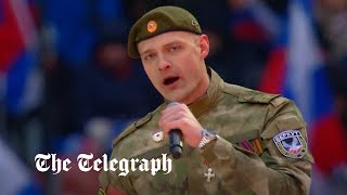 Putins war concert celebrates first anniversary of Russia’s invasion of Ukraine [upl. by Toney787]