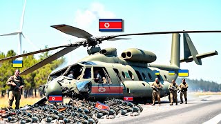 7 CH47D Helicopters Carrying 9000 North Korean Soldiers Destroyed by Ukraine [upl. by Aehr]