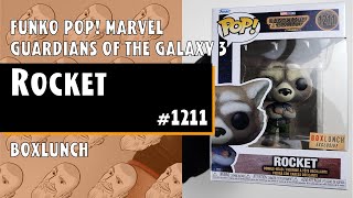 Funko Pop Rocket  1211  Guardians of The Galaxy 3  BoxLunch  Just One Pop Showcase [upl. by Simara303]