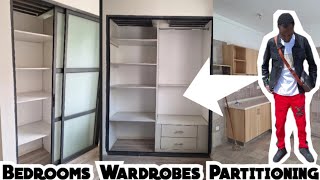 New Apartment  Wardrobe Partitioning DIY  All Things With Us [upl. by Ailes246]