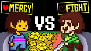 Undertale but its Frisk VS Chara [upl. by Sophie241]