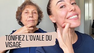 Redessinez l’ovale de votre visage  exercices simples pour tonifier le bas du visage [upl. by Ahsyas]