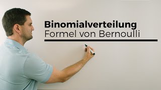 Binomialverteilung Formel von Bernoulli Stochastik  Mathe by Daniel Jung [upl. by Oriane]