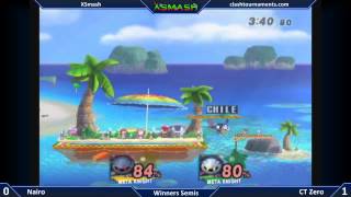 XSmash  CT Zero vs Nairo  Winners Semis  SSBB [upl. by Demah698]